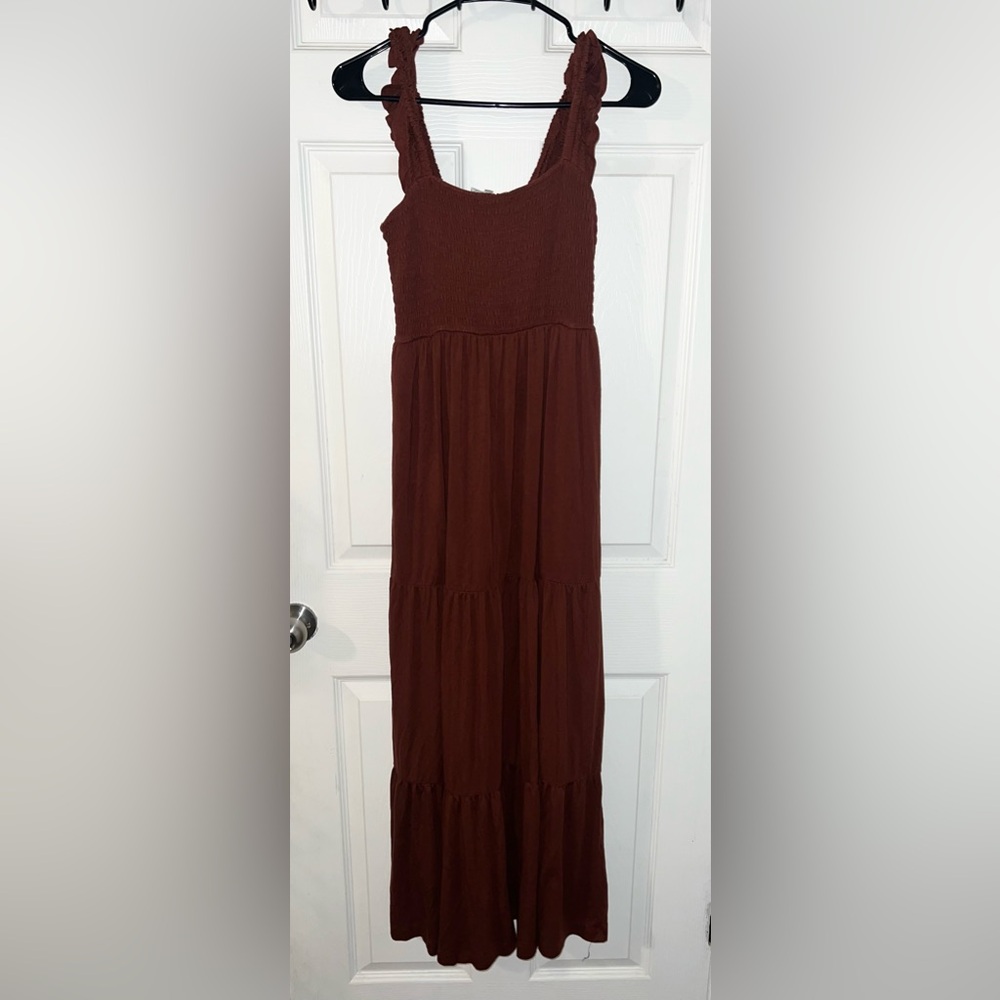 Soma - SOFT JERSEY Flutter Sleeve Maxi Bra Dress- Size S - Picture 3 of 6